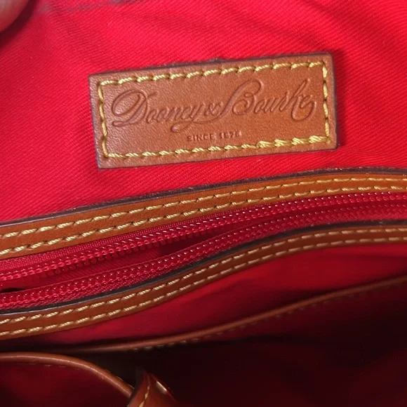 Dooney & Bourke Bright Green Classic Style Crossbody Bag with Leather Detailing - Picture 6 of 15